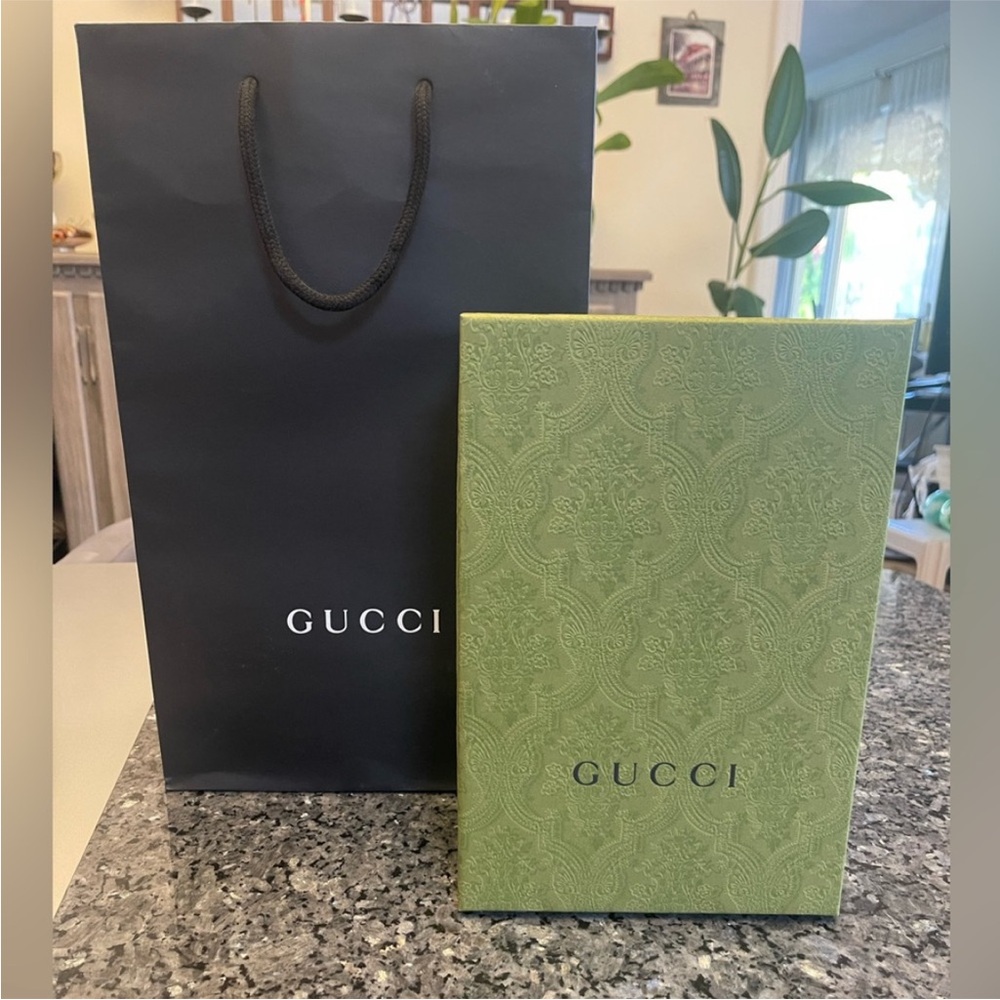 Brand new Gucci store bag and box